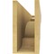 Ekena Millwork 6"W x 36"D x 12"H Thin New Brighton Rough Cedar Woodgrain TimberThane Corbel, Primed Tan CORUR06X36X12NEBRCPR - alternate 6